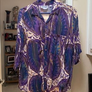 Vintage 90’s rayon short sleeve shirt